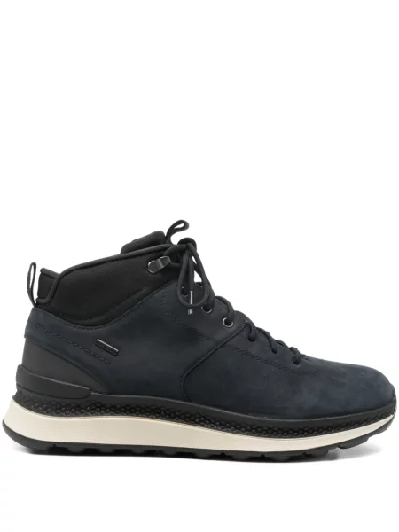Botine Geox din piele albastru