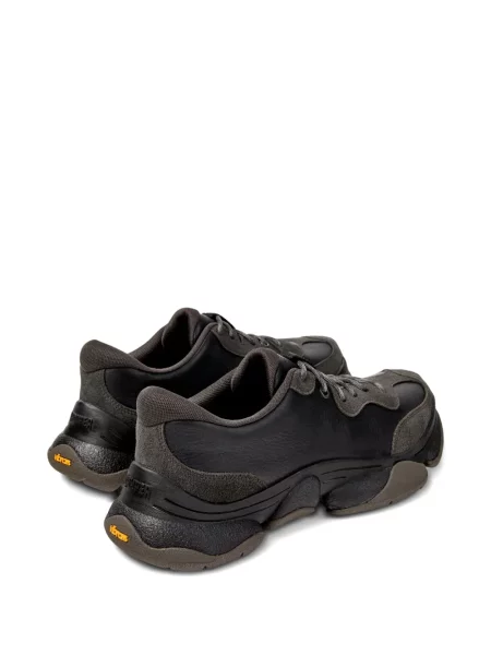 Sneakerși Camper din piele de căprioară negru