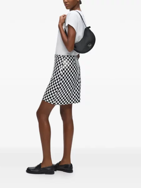 Geanta crossbody Karl Lagerfeld cu funde negru
