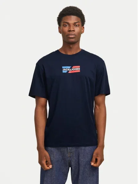 Jack&Jones Majica Corp Graphic Mornarsko modra