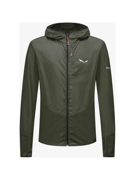 Kurtka z kapturem Salewa Pedroc Wind Light oliwkowa S zielona