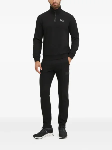 Суичър с цип Ea7 Emporio Armani черно