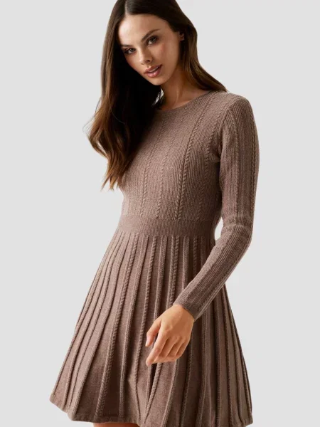 Сукня міді GUESS коричневий