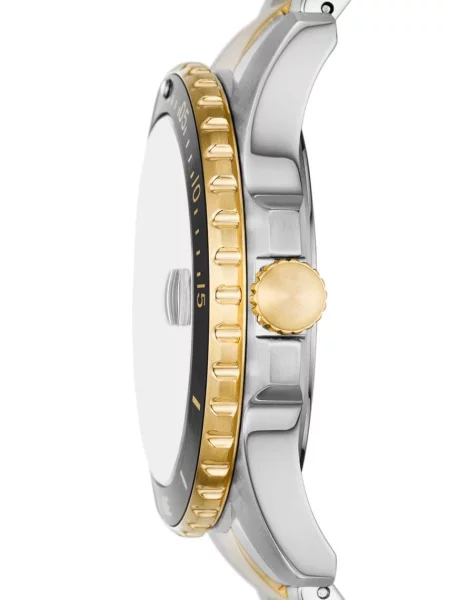 Fossil zegarek srebrny niebieski