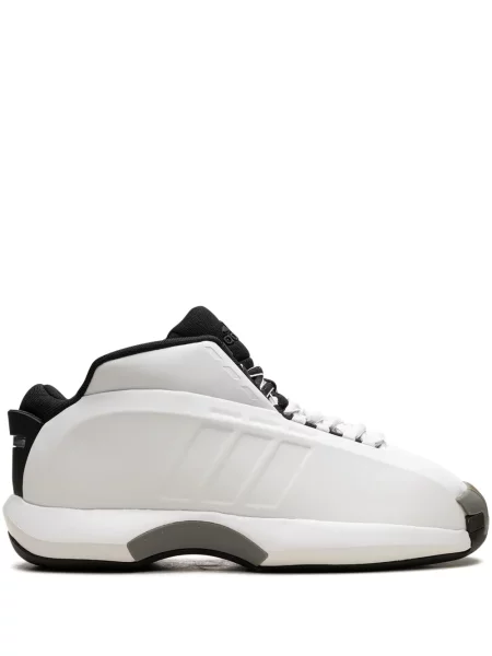 Sneakerși Adidas cu șireturi din dantelă alb