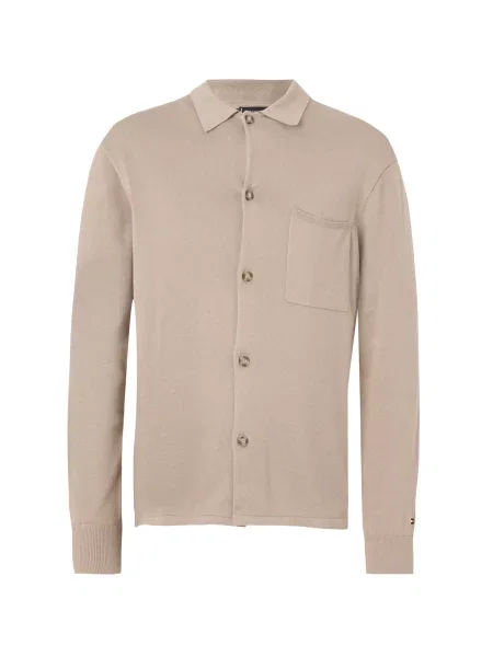 TOMMY HILFIGER Geacă tricotată ESSENTIAL taupe gri