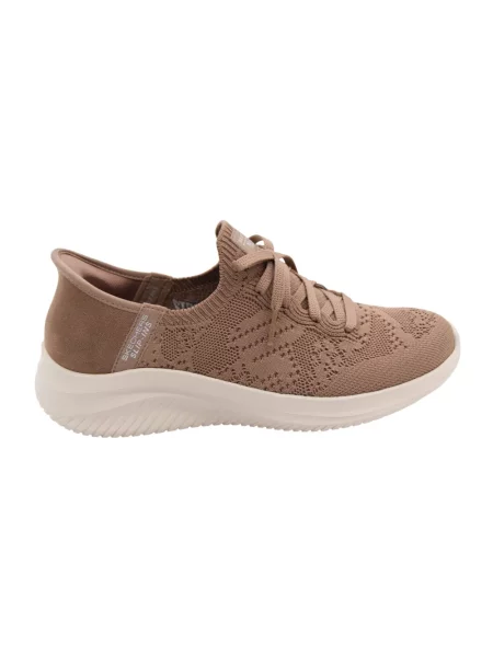 Sneakersy Skechers brązowe