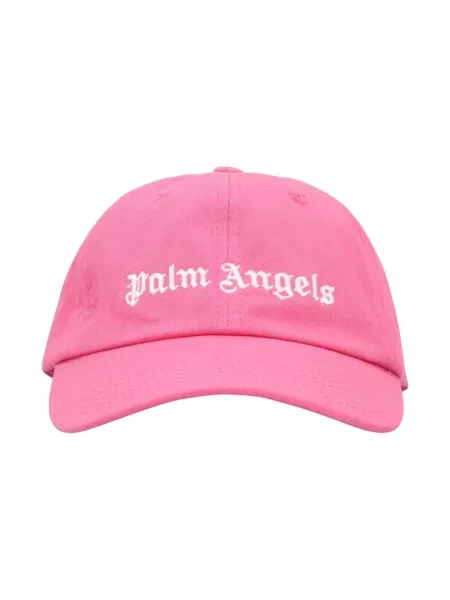 Czapka z daszkiem Palm Angels z autografem różowa