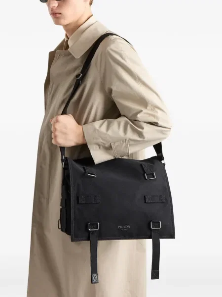 Geantă Prada din canvas negru