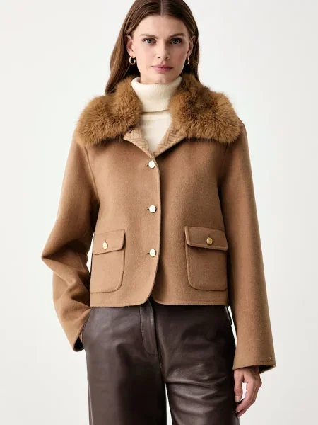 Tommy Hilfiger Geacă Maro deschis bej