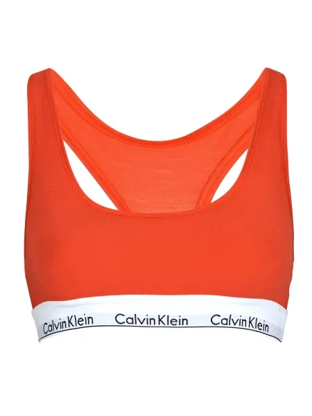 Grudnjak Calvin Klein Jeans crvena