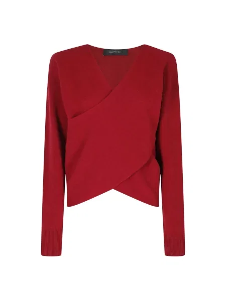 Sweter Federica Tosi czerwony