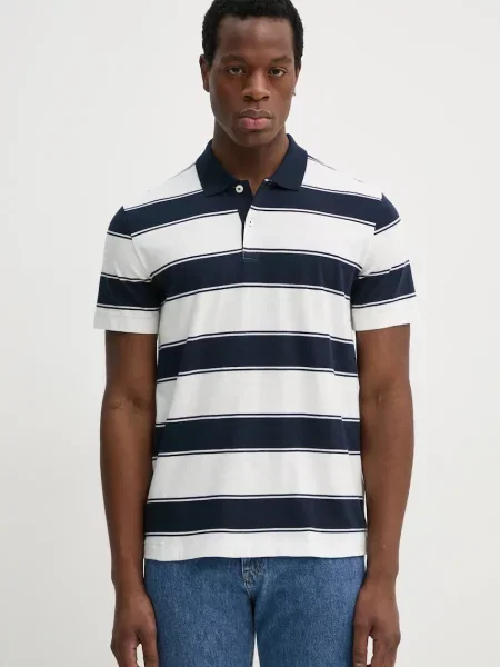 Bombažen polo Marc O'Polo bela