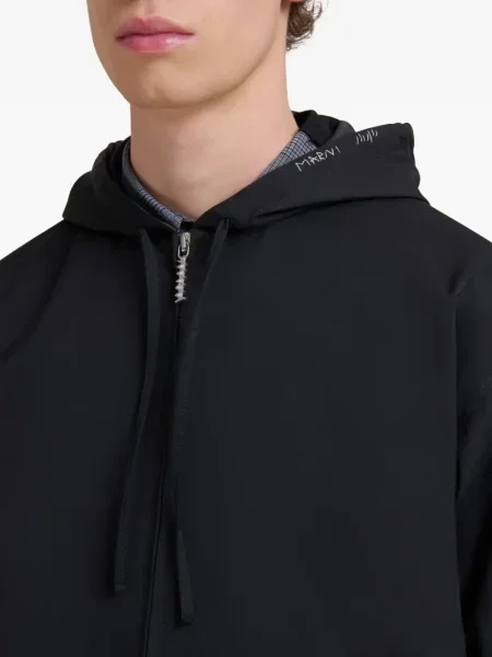 Geacă Marni cu glugă negru