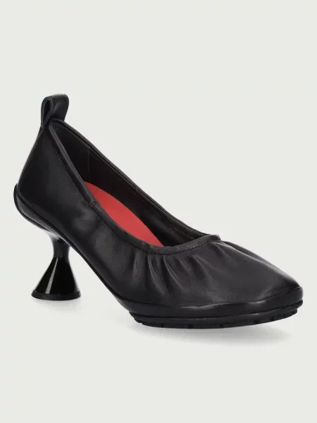 Camper pantofi cu stiletto din piele Right Left negru
