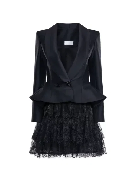 Rochie Araftu din dantelă negru
