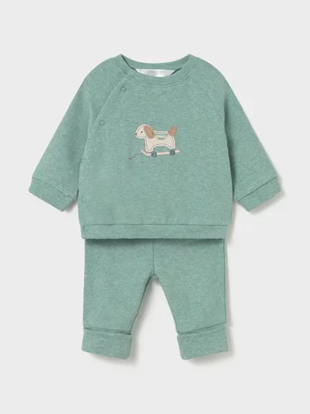 Mayoral Newborn komplet trenirka za bebe od pamuka s elastanom