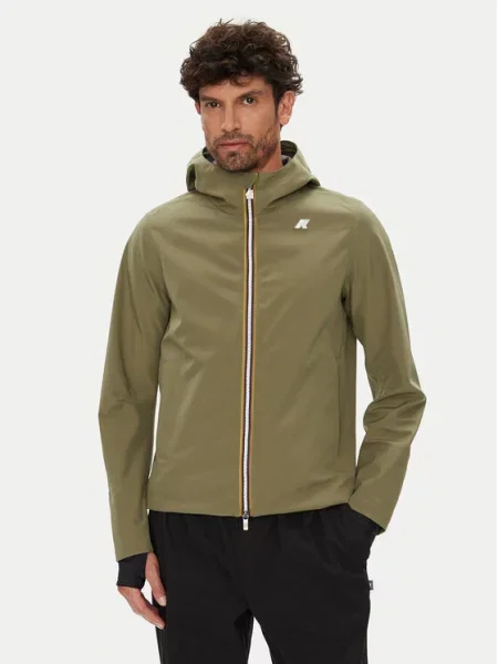Пальто K-way зеленое