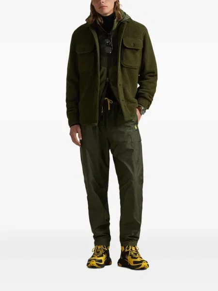 Șapcă Polo Ralph Lauren cu dungi din fleece verde
