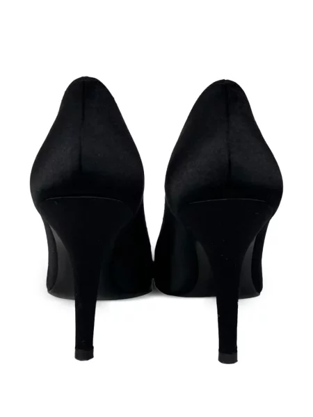 Pantofi cu toc Stuart Weitzman cu vârf ascuţit negru