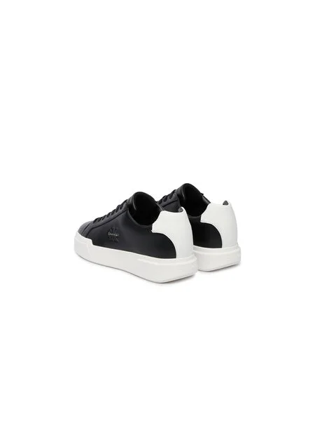 Calvin Klein Sneakersy Chunky Cupsole Laceup Lth Čierna biela