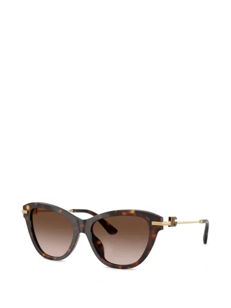 Sluneční brýle kočičí oko Dolce & Gabbana Eyewear hnědé