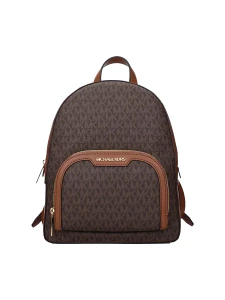 Plecak Michael Kors z nadrukiem brązowy