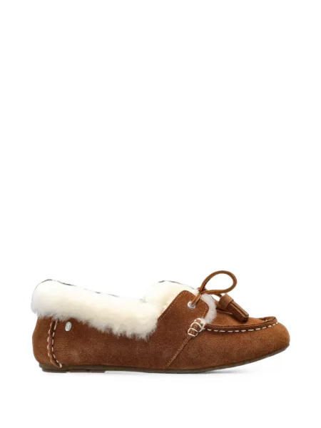 Pantofi loafer Emu Australia din piele de oaie maro