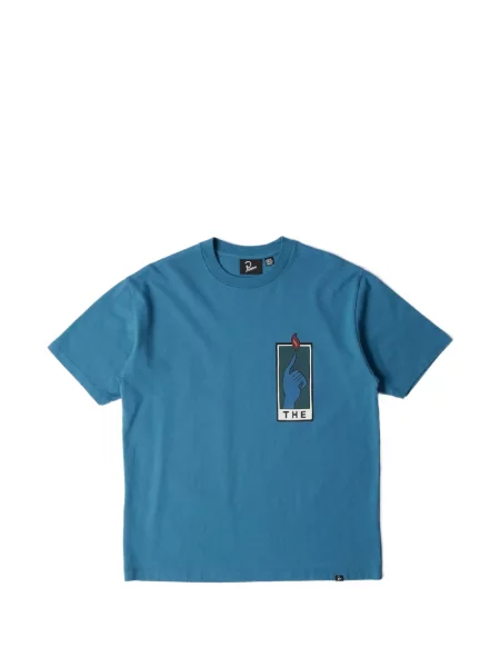 Tricou By Parra cu imagine albastru