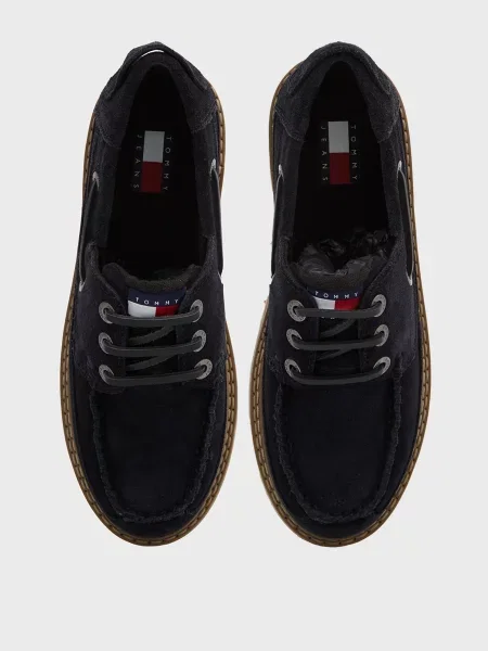 Замшевые туфли Tommy Jeans синие