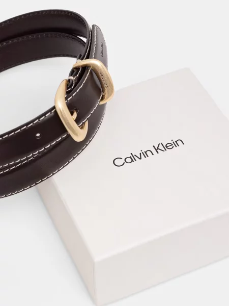 Bőr öv Calvin Klein barna
