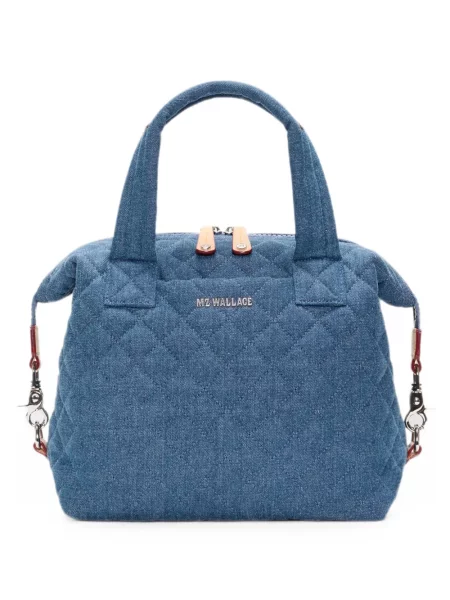 Matlasat geantă shopper Mz Wallace albastru