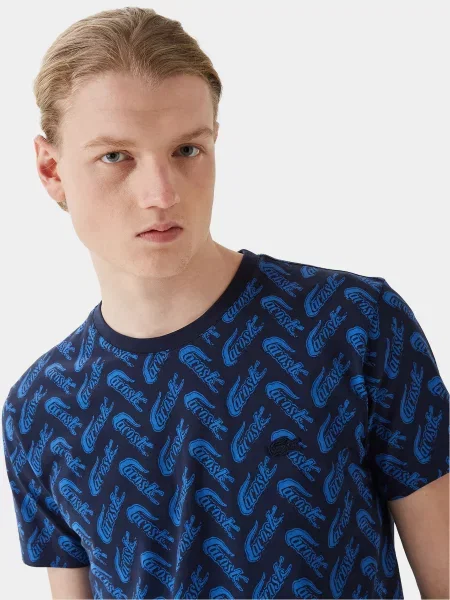 Lacoste Футболка Темно-синій синя