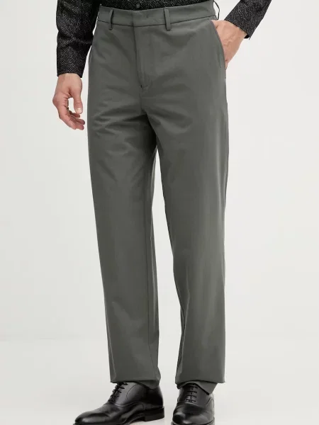 Armani Exchange chino hlače z dodatkom volne zelena