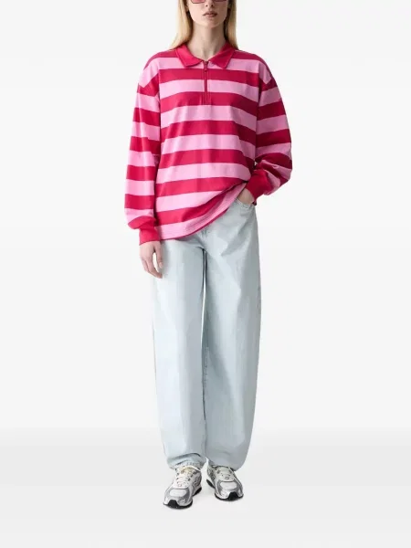 Tricou polo Adidas roz