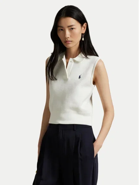 Polo Ralph Lauren Pulover Regular Fit alb