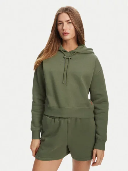 Hunter Mikina Liza Cropped Fit khaki