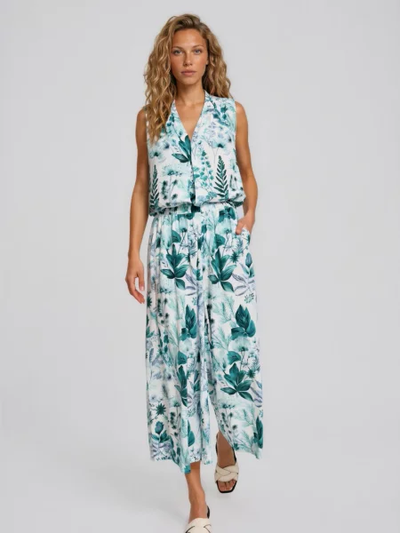 Pantaloni Marisse alb