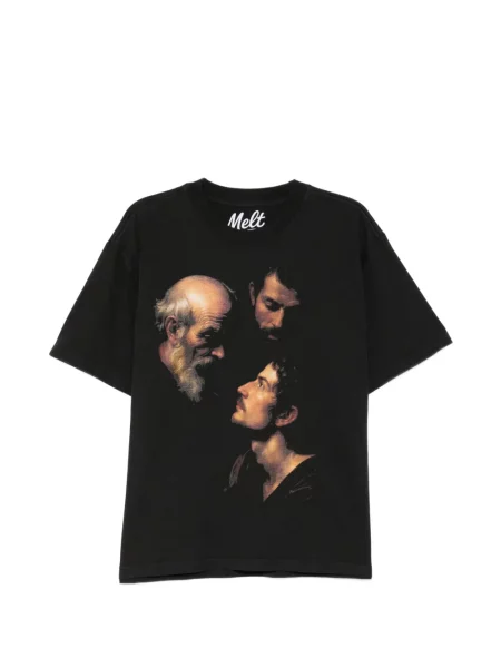 Tricou Melt cu imagine negru