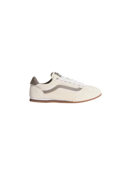 Sneakersy Vans zamszowe białe
