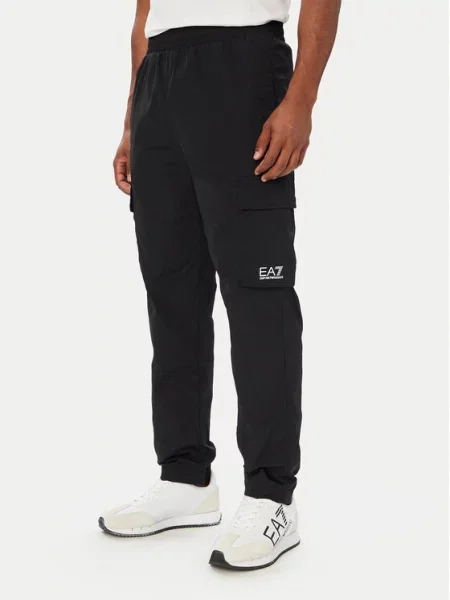 Cargo kalhoty Emporio Armani černé