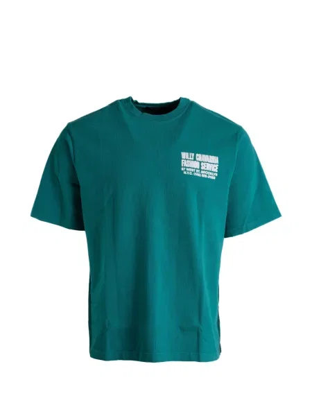 Scurt tricou Willy Chavarria cu imagine verde