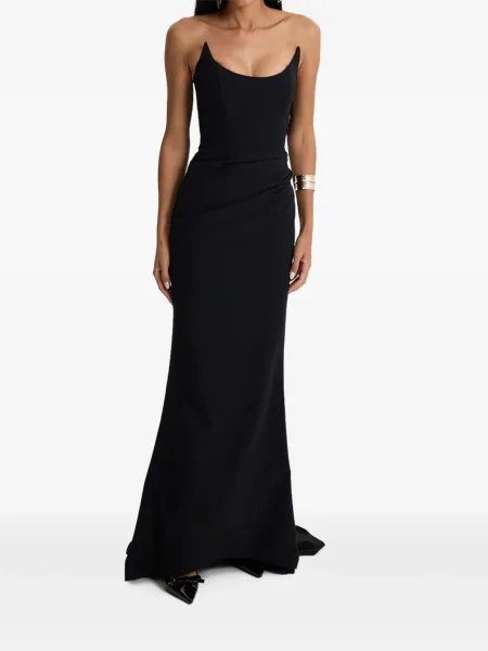 Rochie maxi Moos Studio de costum negru
