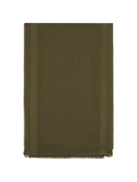 Fular Boss cu franjuri verde