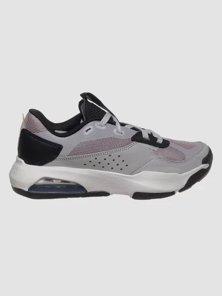 Кросівки Jordan  Air чорний/сірий шкіра/текстиль чорні