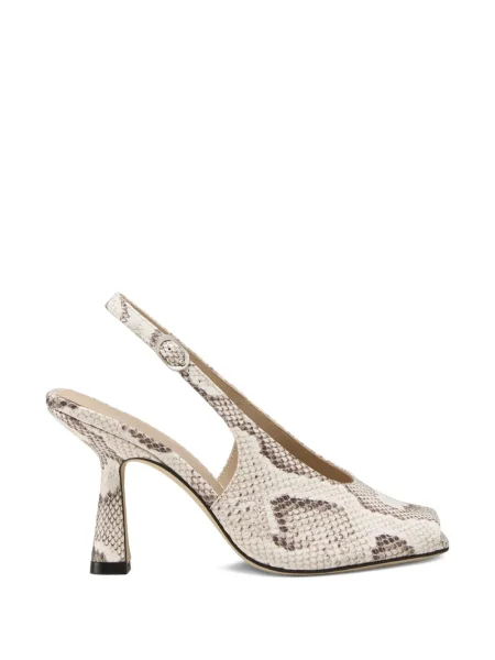 Pantofi cu toc Stuart Weitzman cu vârf pătrat slingback