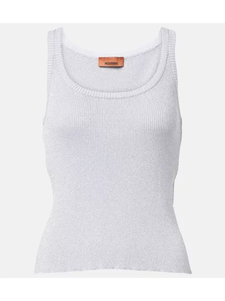 Top Missoni argintiu