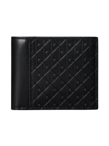 Calvin Klein Portfel Refined Emblem Mix Billfold W/ F czarny