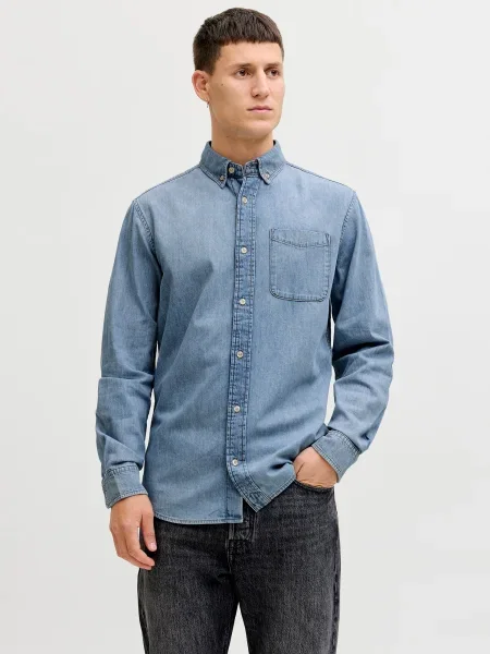 JACK & JONES Cămașă JJEBROOK' albastru