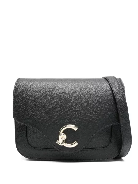 Body Coccinelle din piele negru